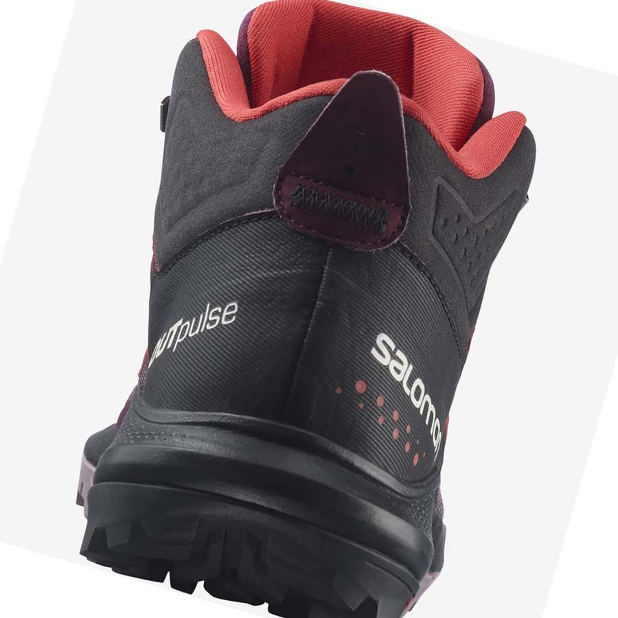 Salomon WoOUTPULSE MID GORE-TEX Kadın Yürüyüş Ayakkabısı Mor | TR 2785QMA